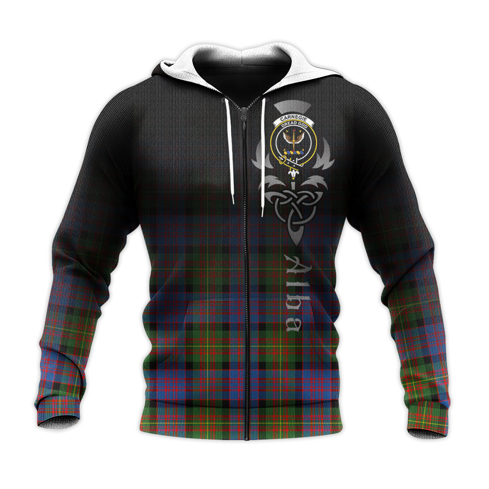 Carnegie Ancient Tartan Hoodie - Alba Celtic Style