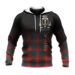 Chisholm Ancient Tartan Hoodie - Alba Celtic Style