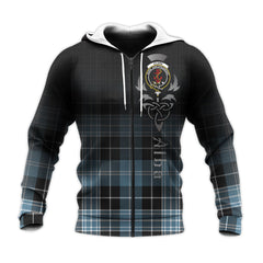 Clark Ancient Tartan Hoodie - Alba Celtic Style