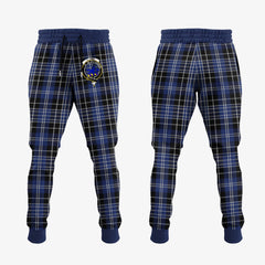 Clark (Lion) Tartan Crest Jogger Sweatpants