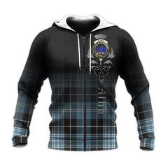 Clark (Lion) Ancient Tartan Hoodie - Alba Celtic Style