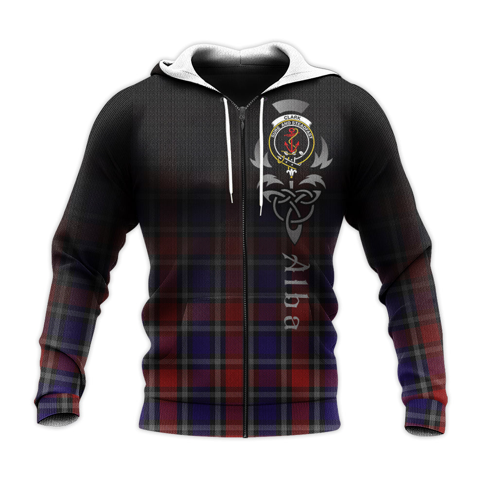 Clark Red Tartan Hoodie - Alba Celtic Style