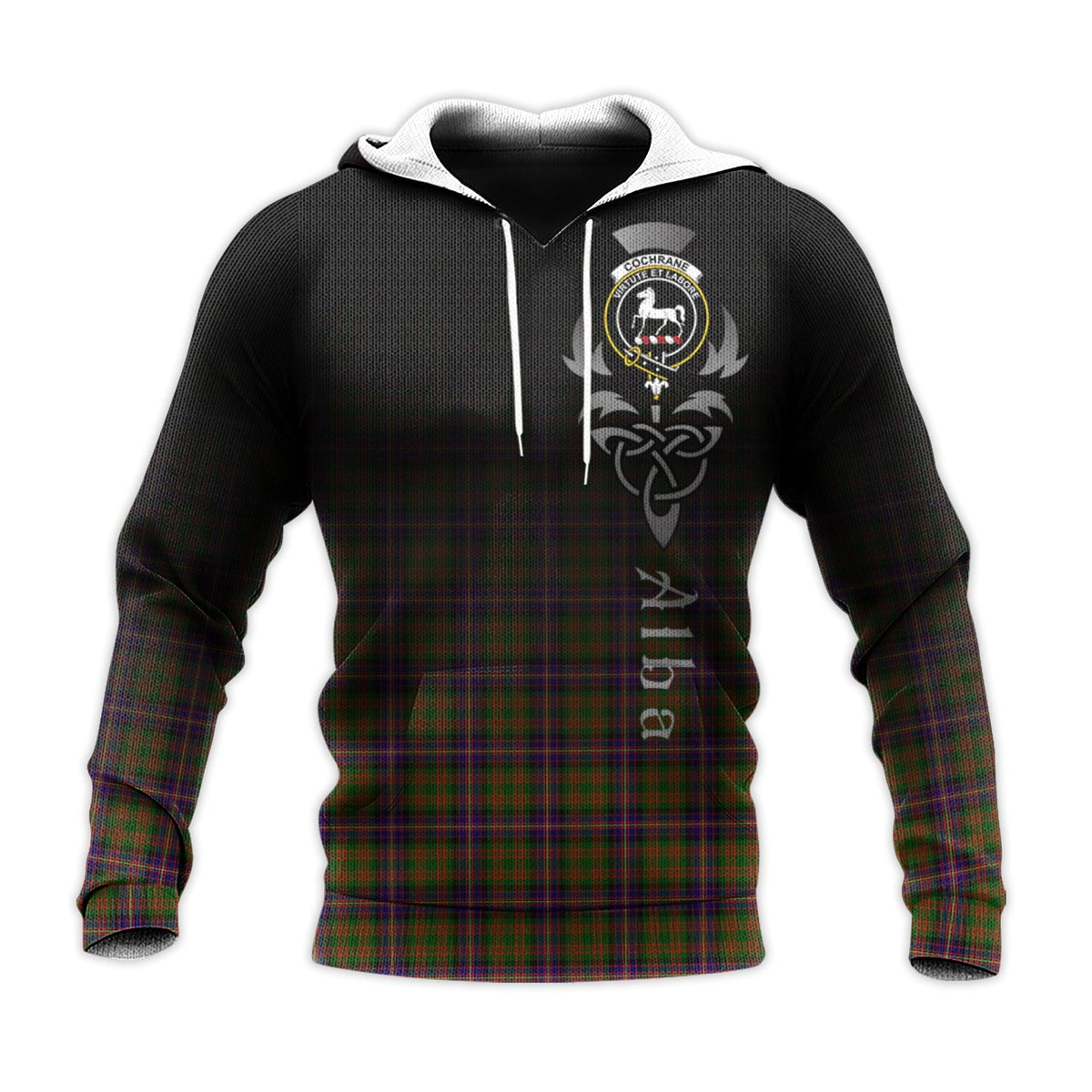 Cochrane Modern Tartan Hoodie - Alba Celtic Style