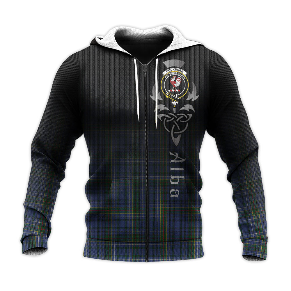 Cockburn Blue Tartan Hoodie - Alba Celtic Style