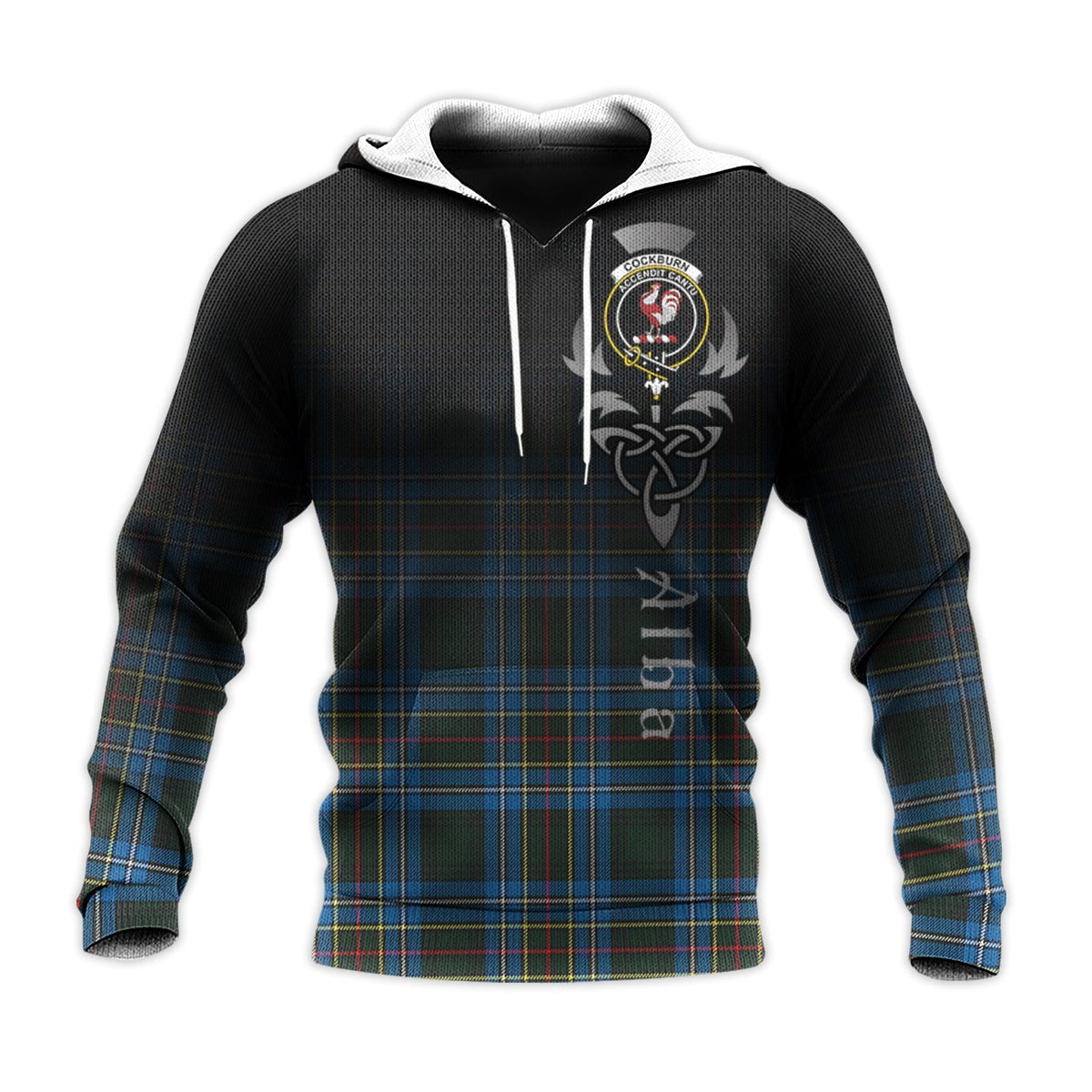 Cockburn Modern Tartan Hoodie - Alba Celtic Style