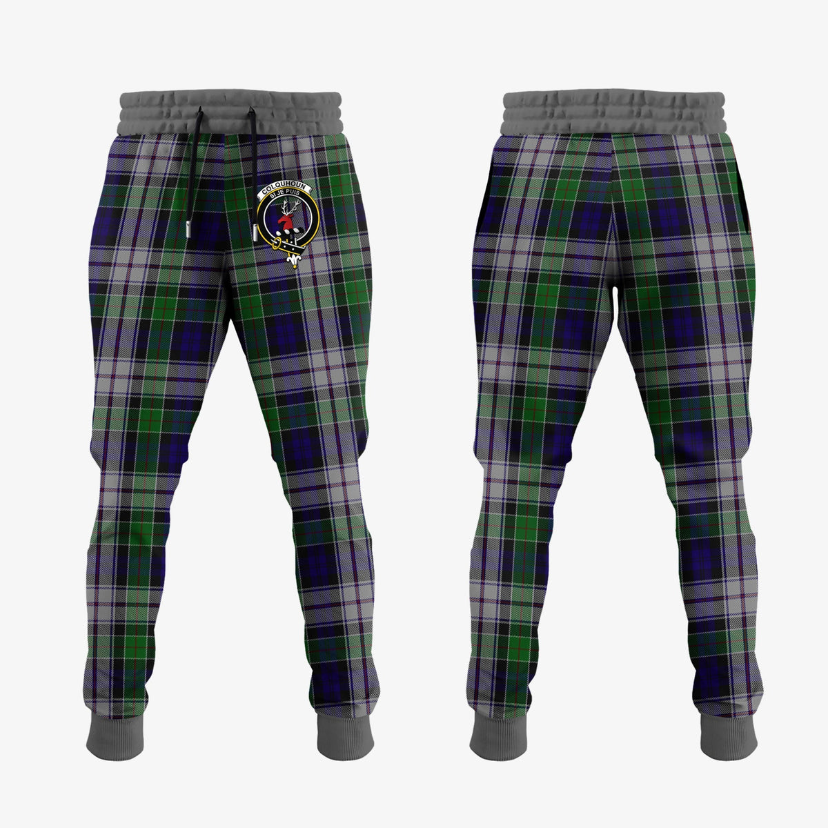 Colquhoun Dress Tartan Crest Jogger Sweatpants