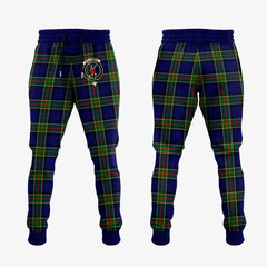 Colquhoun Modern Tartan Crest Jogger Sweatpants