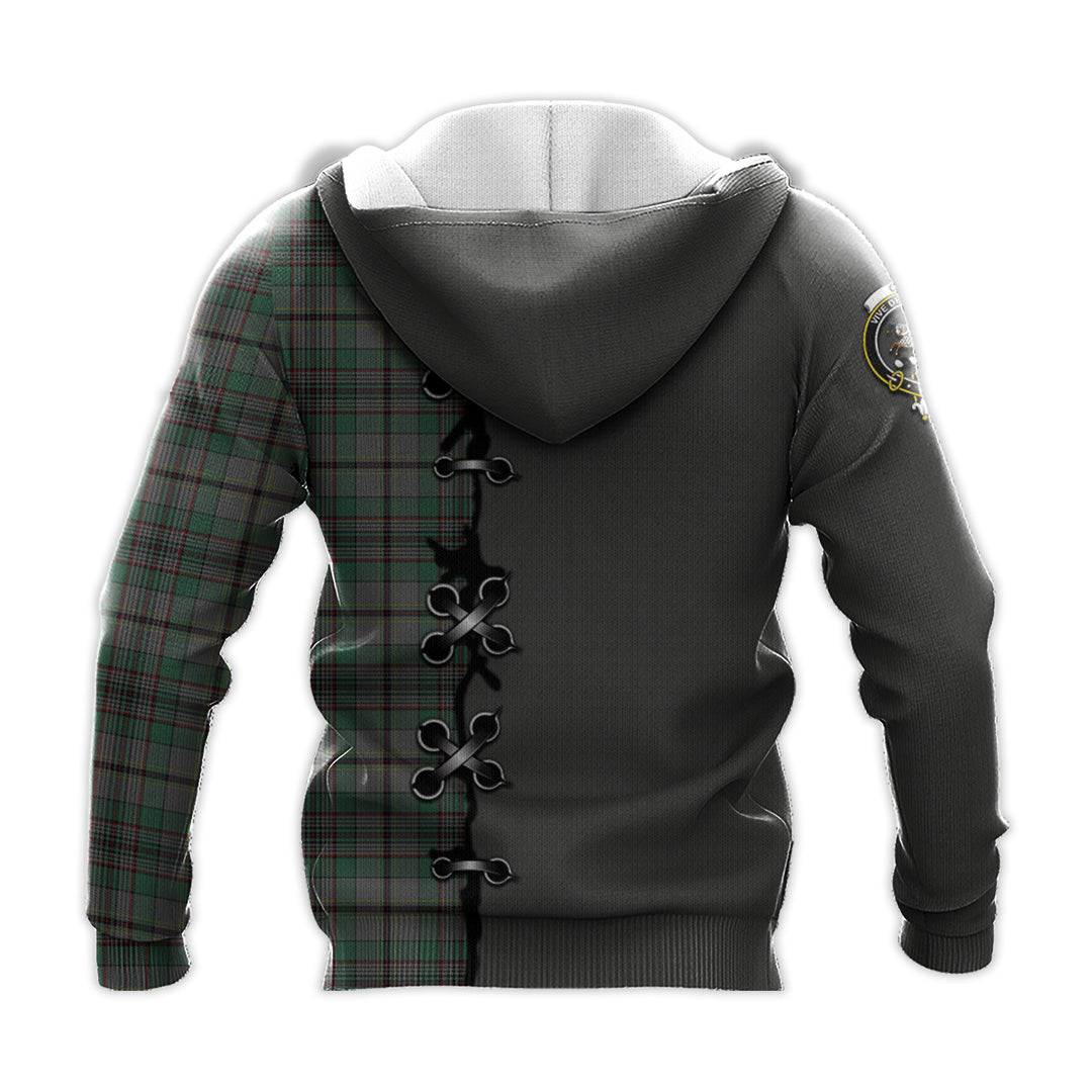 Craig Tartan Hoodie - Lion Rampant And Celtic Thistle Style