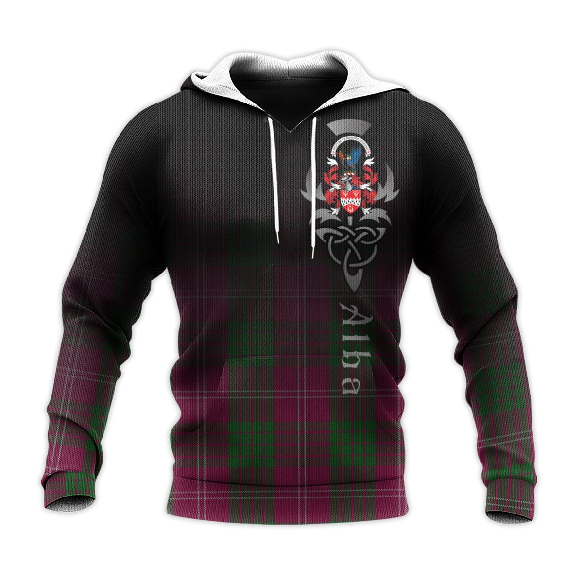 Crawford Of NewZealand Tartan Hoodie - Alba Celtic Style