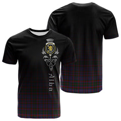 Cumming Tartan Crest T-shirt - Alba Celtic Style