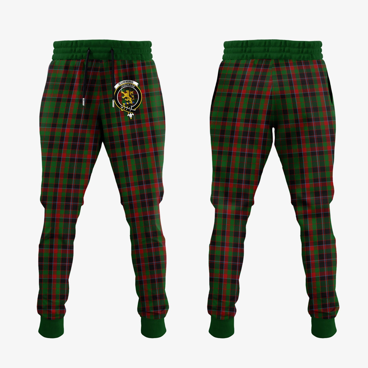 Cumming Hunting Tartan Crest Jogger Sweatpants