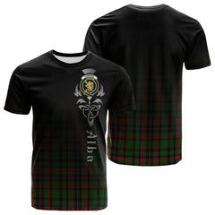 Cumming Hunting Tartan Crest T-shirt - Alba Celtic Style