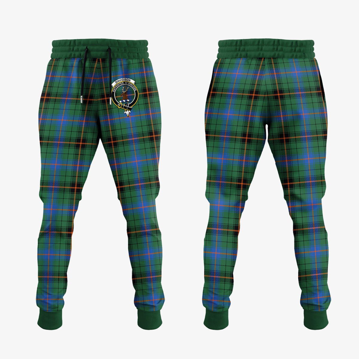 Davidson Ancient Tartan Crest Jogger Sweatpants