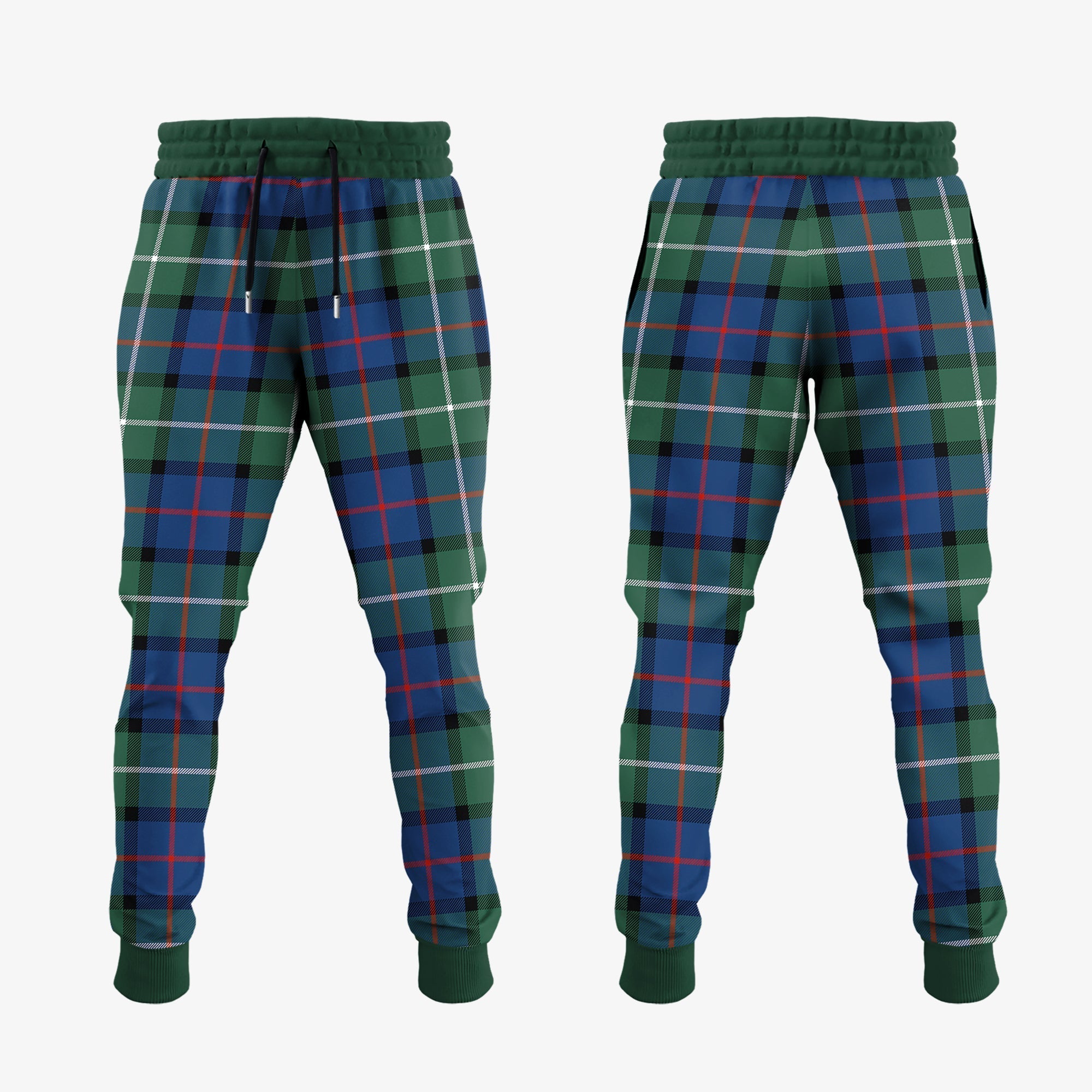 Davidson Of Tulloch Tartan Crest Jogger Sweatpants