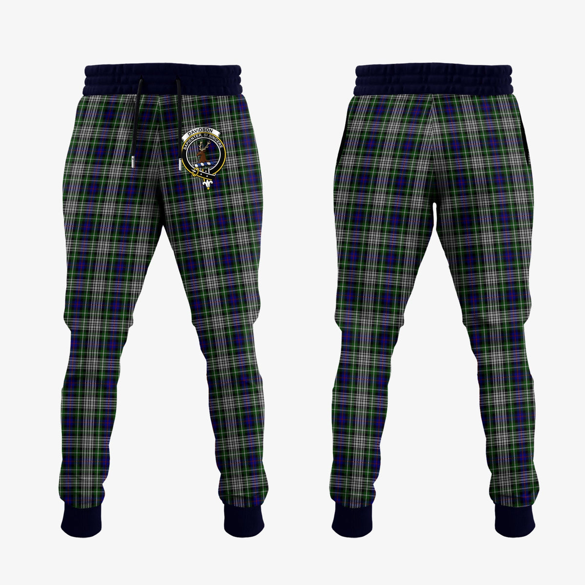 Davidson Of Tulloch Dress Tartan Crest Jogger Sweatpants