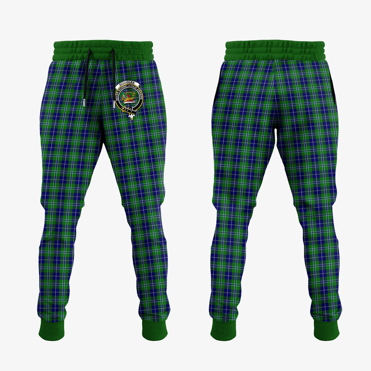 Douglas Tartan Crest Jogger Sweatpants