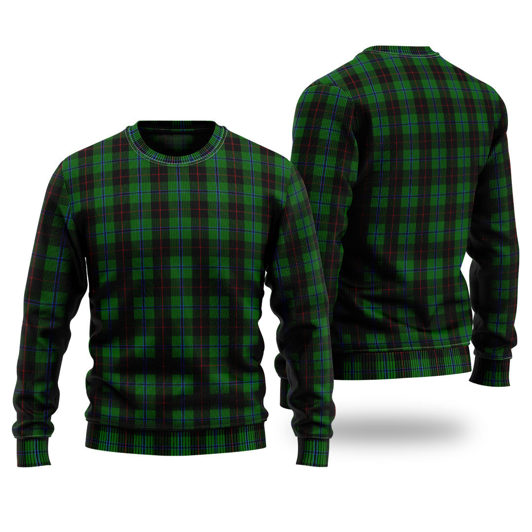 Douglas Black Tartan Sweater