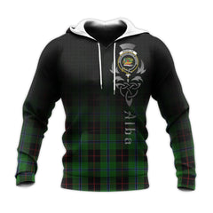 Douglas Black Tartan Hoodie - Alba Celtic Style