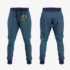 Douglas Modern Tartan Crest Jogger Sweatpants