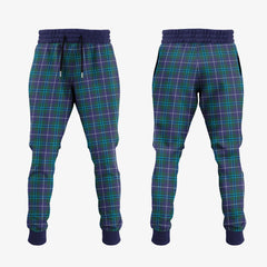 Douglas Modern Tartan Crest Jogger Sweatpants