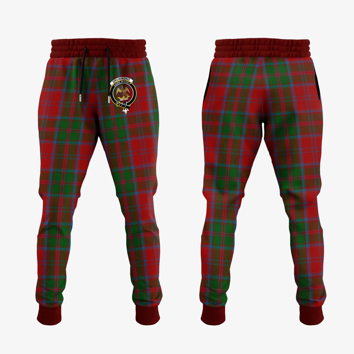 Drummond Tartan Crest Jogger Sweatpants