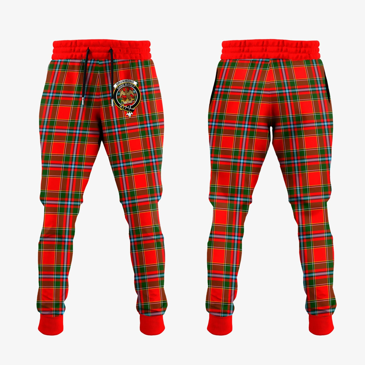 Drummond Of Perth Tartan Crest Jogger Sweatpants