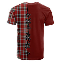 Drummond of Perth Dress Tartan T-shirt - Lion Rampant And Celtic Thistle Style