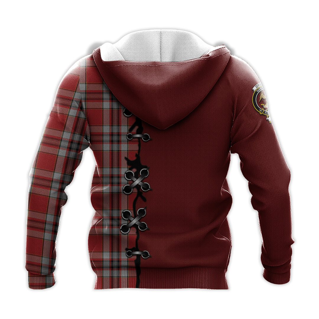 Drummond of Perth Dress Tartan Hoodie - Lion Rampant And Celtic Thistle Style