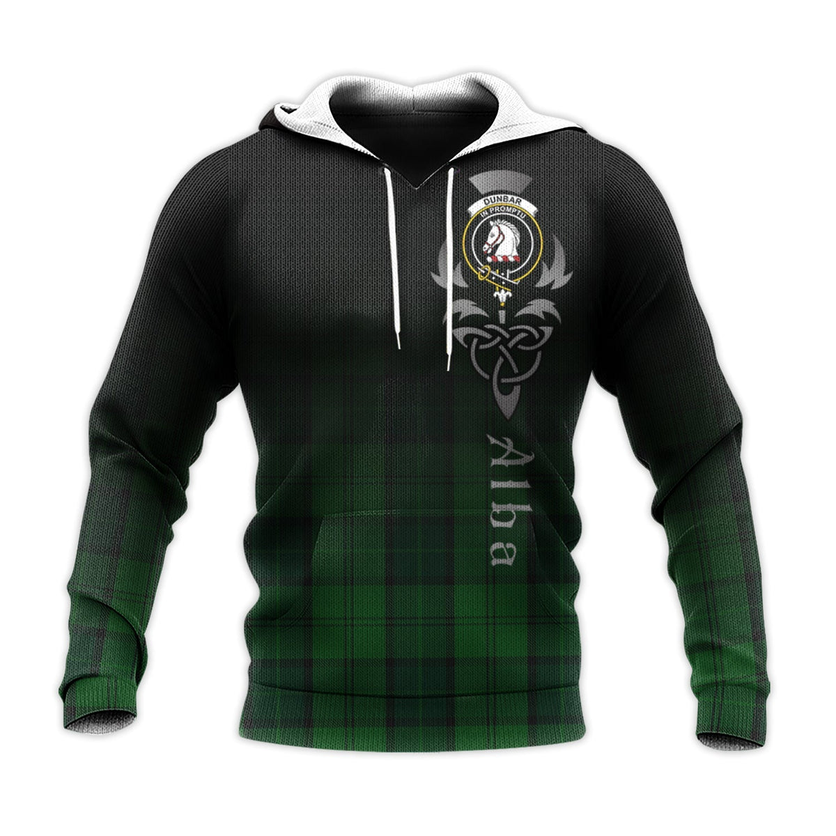 Dunbar Hunting Tartan Hoodie - Alba Celtic Style