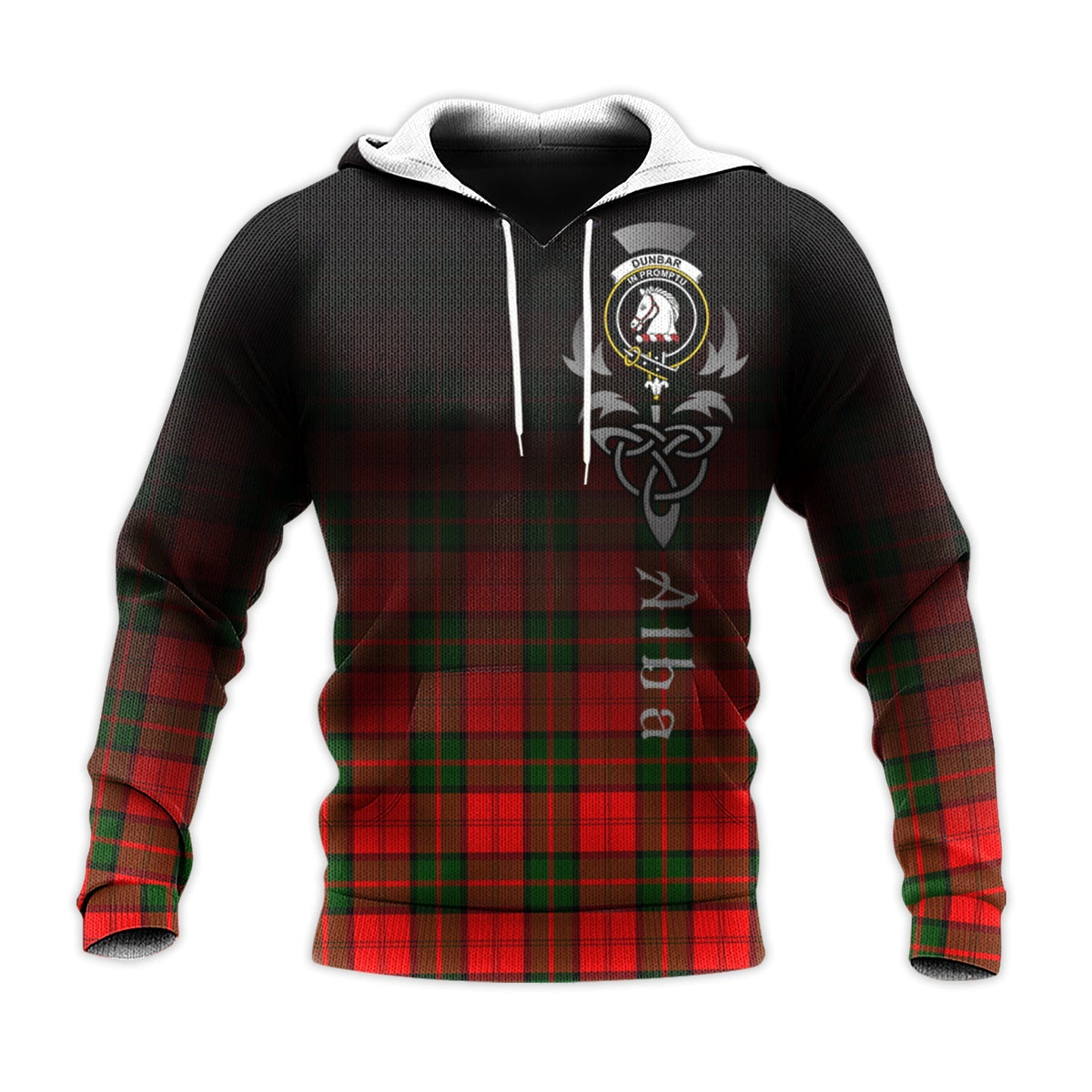 Dunbar Modern Tartan Hoodie - Alba Celtic Style