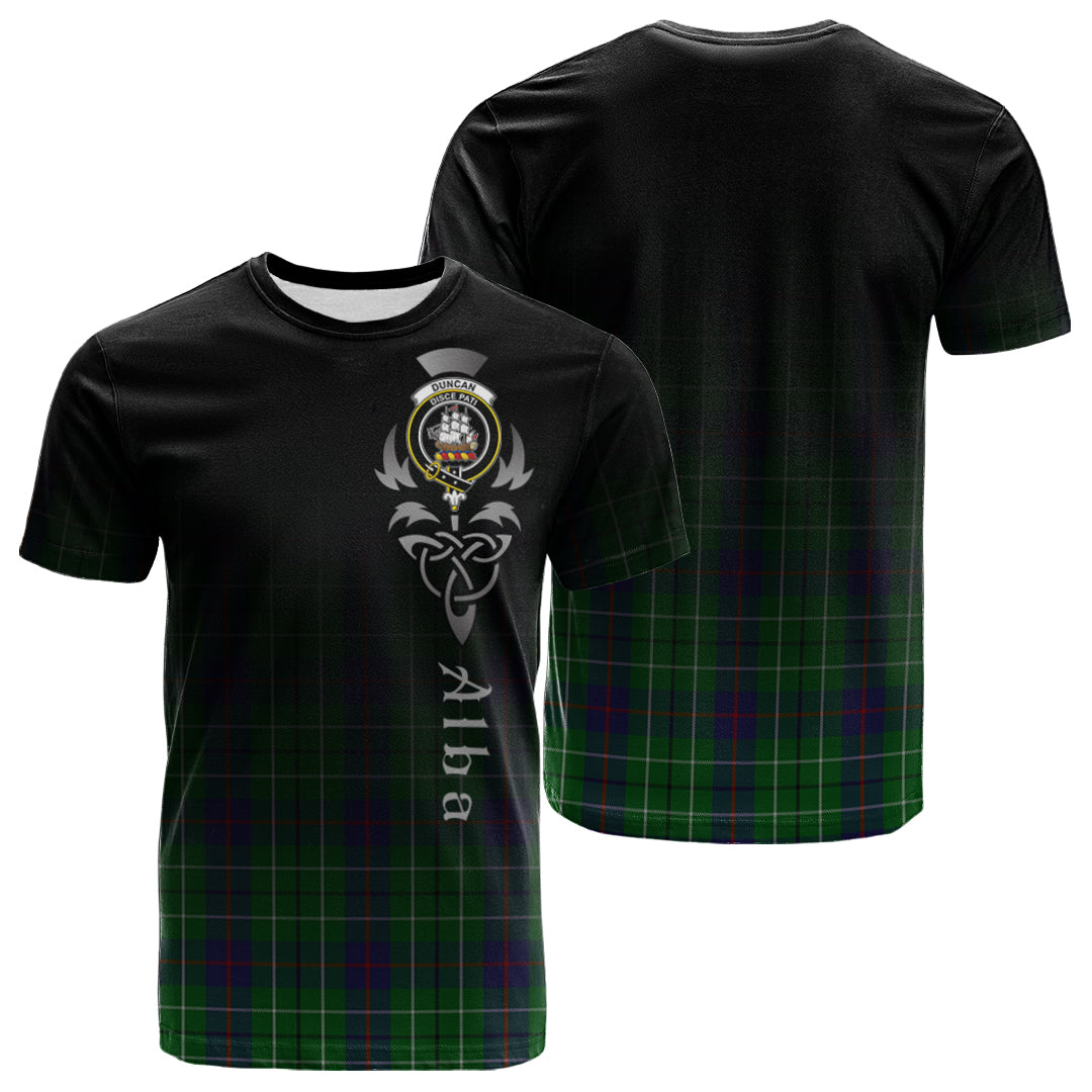 Duncan Tartan Crest T-shirt - Alba Celtic Style