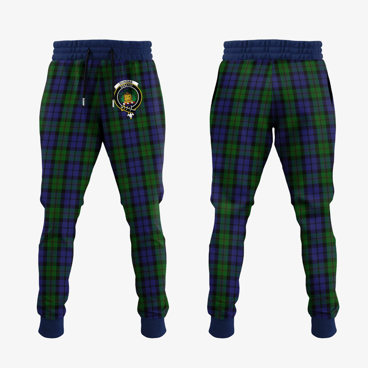 Dundas Tartan Crest Jogger Sweatpants