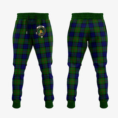 Dundas Modern Tartan Crest Jogger Sweatpants