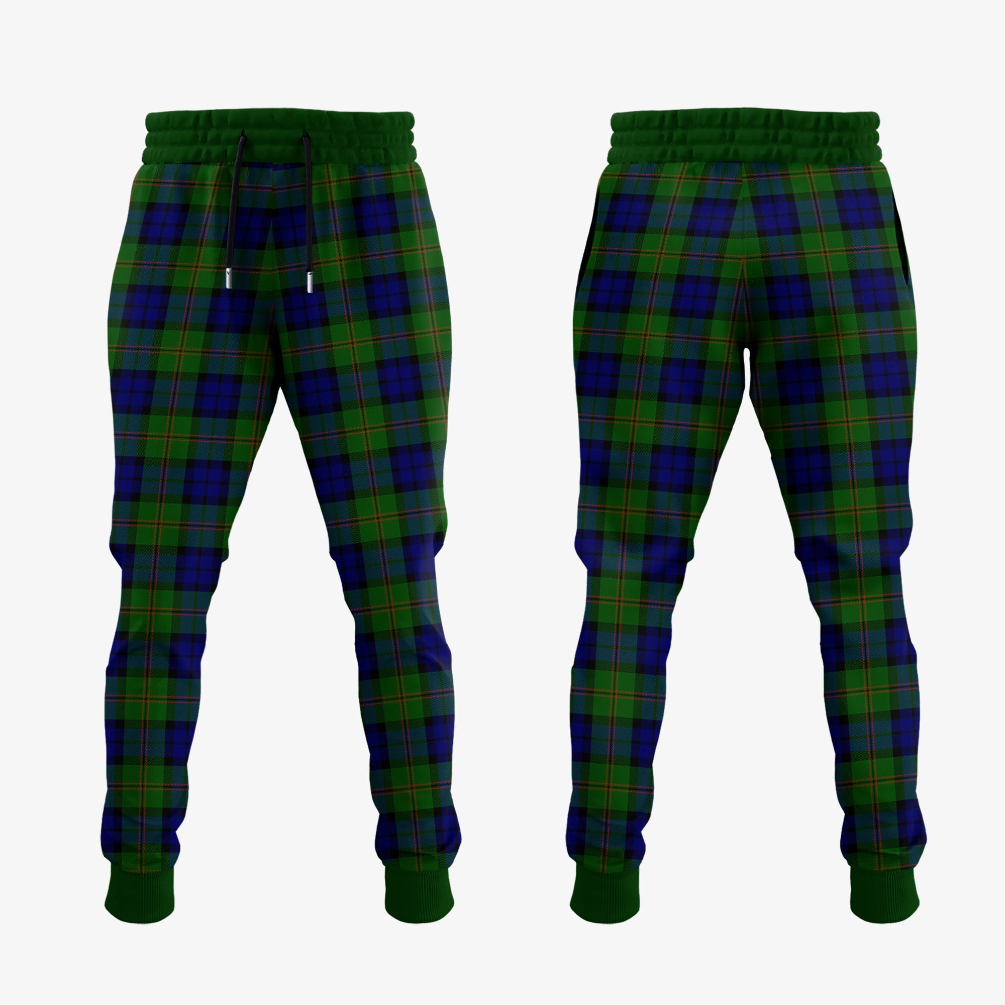 Dundas Modern Tartan Crest Jogger Sweatpants