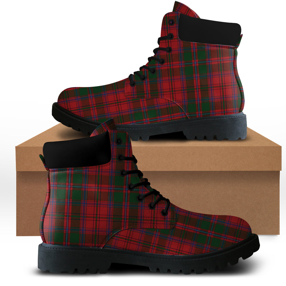 Dundas Red Tartan All Season Boots