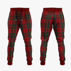 Dundas Red Tartan Crest Jogger Sweatpants