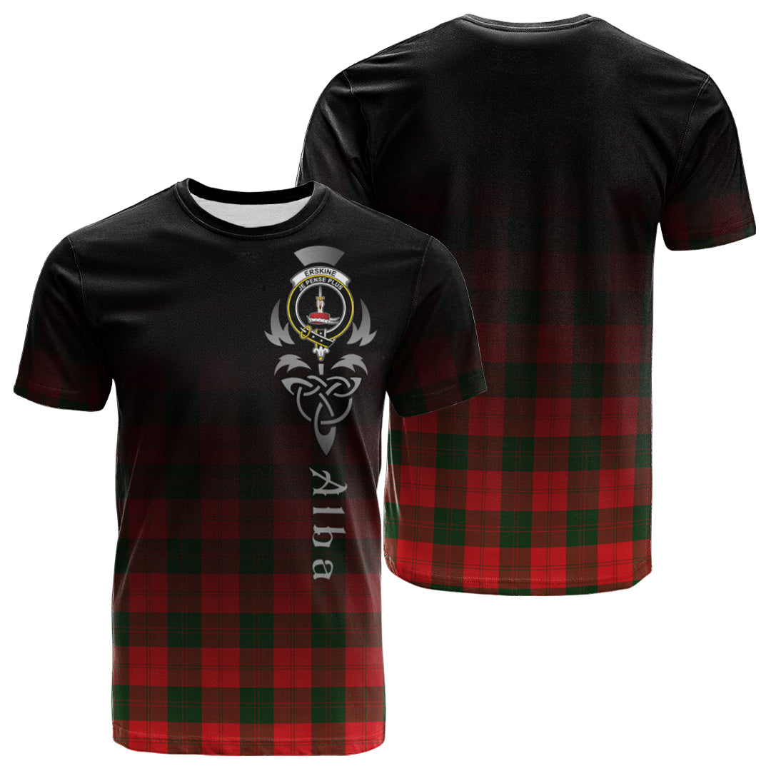 Erskine Modern Tartan Crest T-shirt - Alba Celtic Style