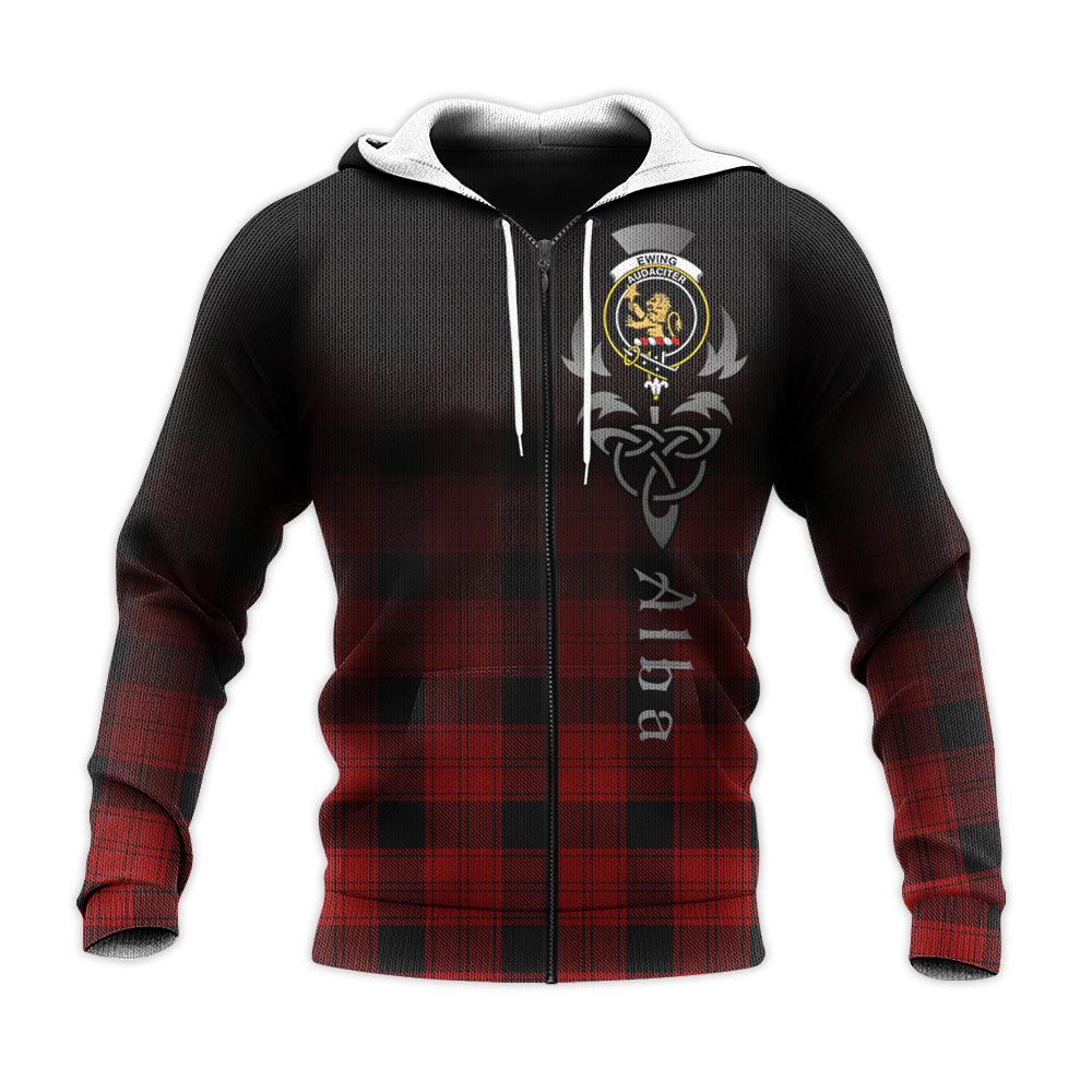 Ewing Tartan Hoodie - Alba Celtic Style