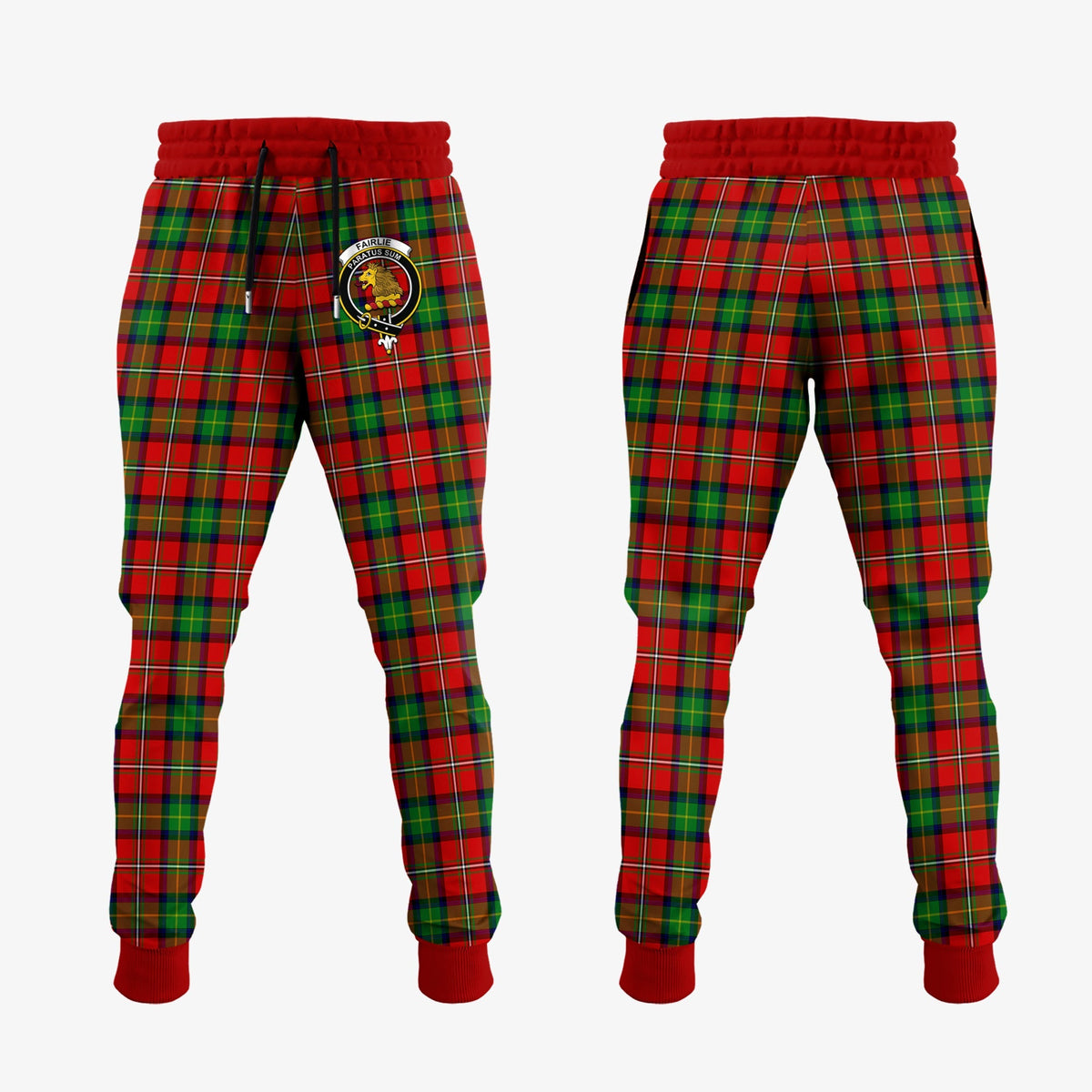 Fairlie Modern Tartan Crest Jogger Sweatpants