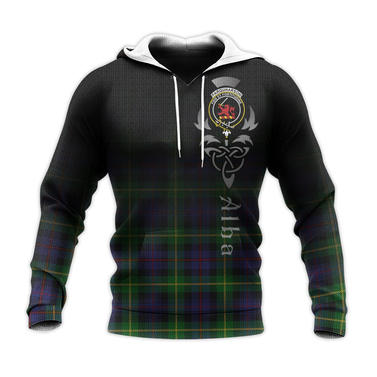 Farquharson Tartan Hoodie - Alba Celtic Style