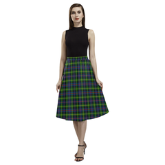 Farquharson Modern Tartan Aoede Crepe Skirt