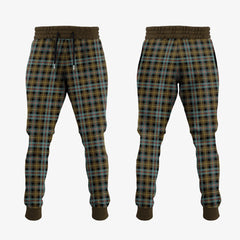 Farquharson Weathered Tartan Crest Jogger Sweatpants