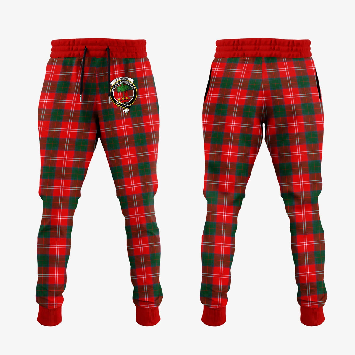 Fenton Tartan Crest Jogger Sweatpants