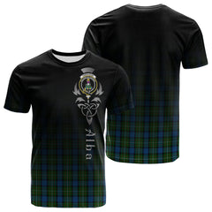 Ferguson Of Atholl Tartan Crest T-shirt - Alba Celtic Style