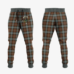 Ferguson Weathered Tartan Crest Jogger Sweatpants