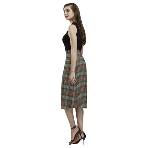 Fergusson Weathered Tartan Aoede Crepe Skirt