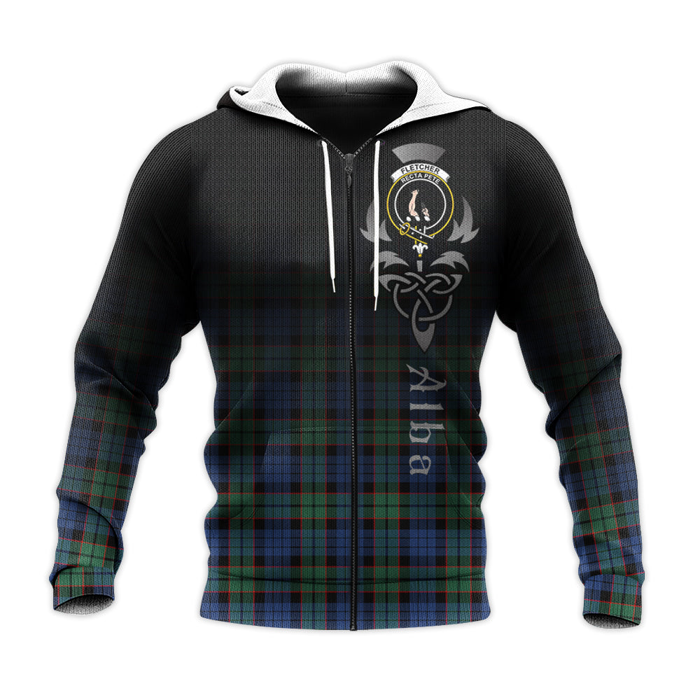 Fletcher Ancient Tartan Hoodie - Alba Celtic Style