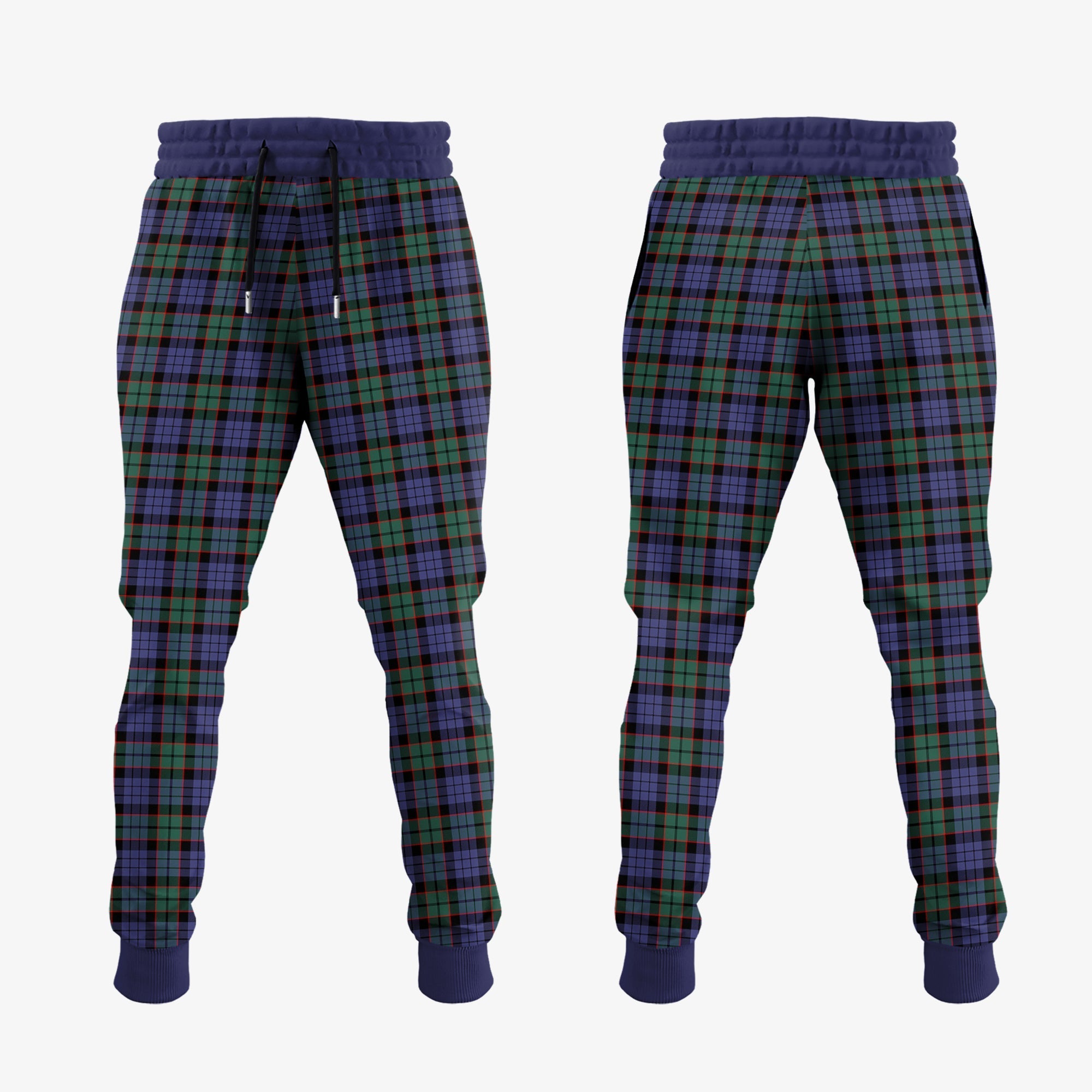 Fletcher Modern Tartan Crest Jogger Sweatpants