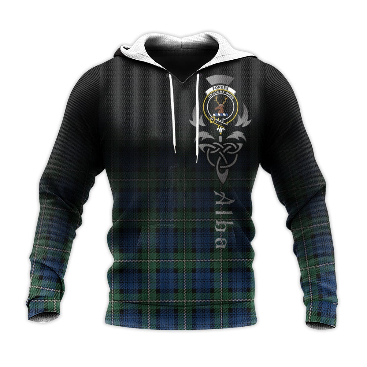 Forbes Ancient Tartan Hoodie - Alba Celtic Style