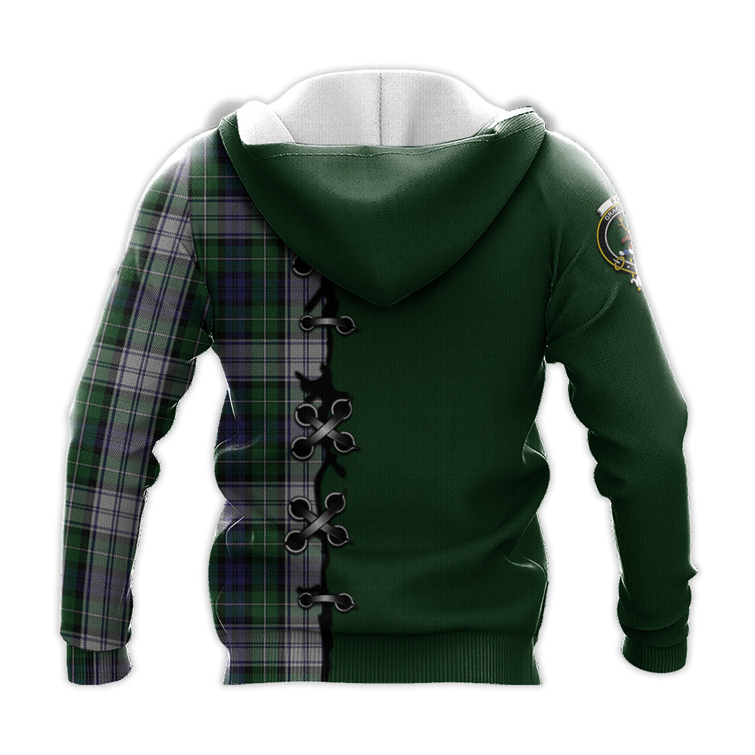 Forbes Dress Tartan Hoodie - Lion Rampant And Celtic Thistle Style